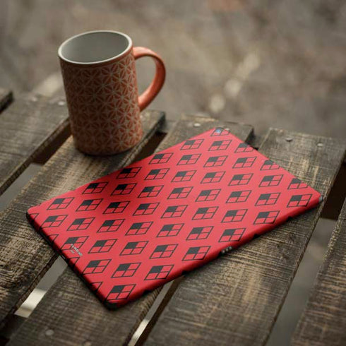 DC Comics Harley Quinn Logo Pattern iPad Skins